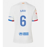 Billiga Barcelona Paez Gavi #6 Borta fotbollskläder 2023-24 Kortärmad